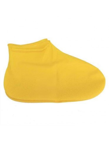 Unisex Rain Shoes Cover Waterproof Anti-Slip Overshoes Boots Protector Yellow