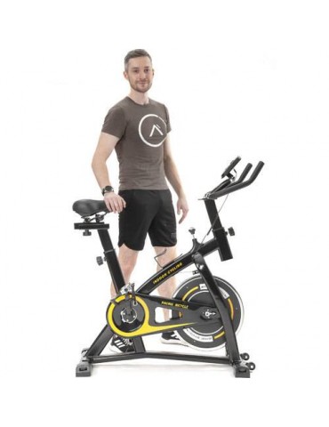 Indoor Cycling Bike Trainer with Comfortable Seat Cushion Belt Drive System