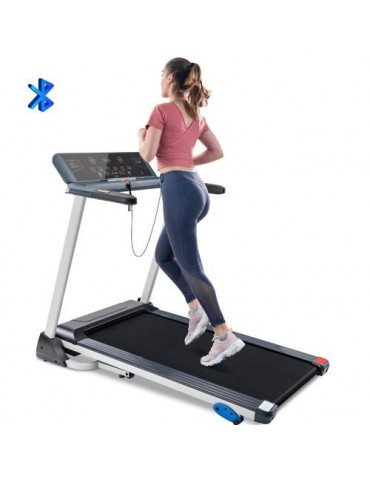 Folding Treadmill Electric Motorized Running Machine with Bluetooth+ Speakers