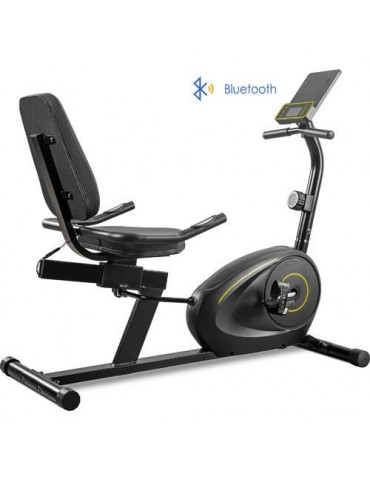 Recumbent Exercise Bike with 8-Level Resistance Easy Adjustable Seat