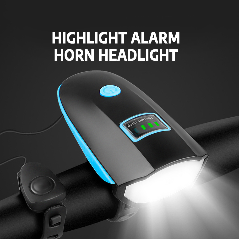 Highlight Alarm Horn Headlight for Mountain Bike Glare Flashlight