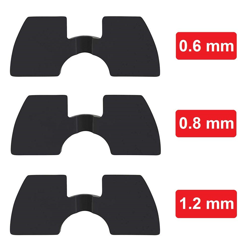 Rubber Modification Vibration Damper Pad for Xiaomi M365 Scooter 3PCS - Black