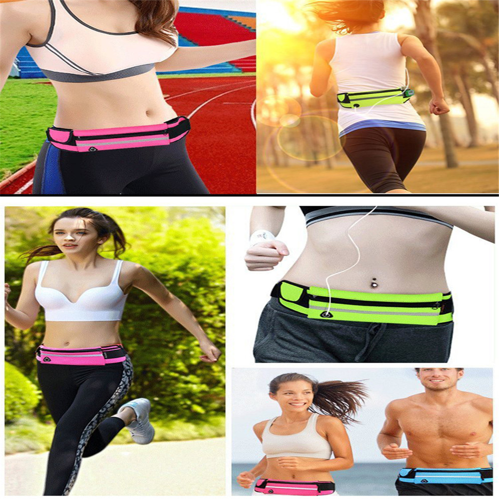 Unisex Running Fits Mobile Phone Holder Jogging Sports Waist Bag